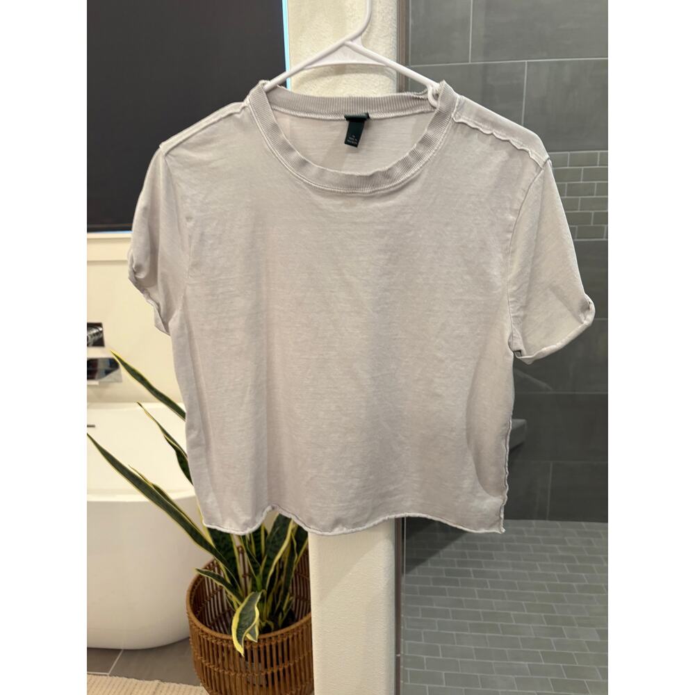 Wild Fable Boxy Cropped Tee
